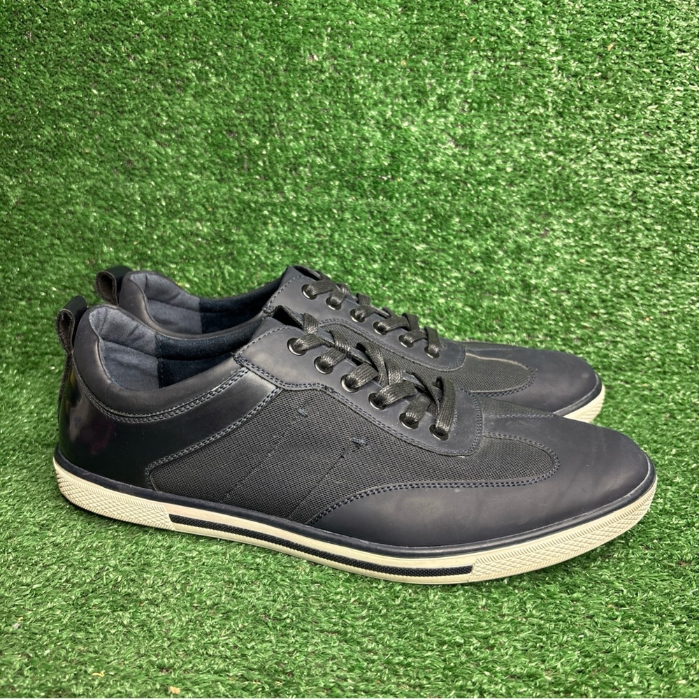 Kenneth Cole Reaction Mens‎ Low Top Sneakers Dark Blue Size 10